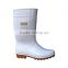 white pvc boots /pvc rain boots for food industry working