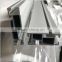 glossy sliver white anodized solar mounting aluminum profile