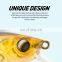 JOHNCOO Hard Bait 50mm 4g Artificial Fishing Bait Lifelike Rapid Action in Water Mini Crank Fishing Lures