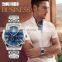 skmei  9121 big men 30 meters water resistant stainless steel watches for men