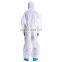 Disposable white PP/SMS Non Woven Protective Waterproof type 5/6 Coverall