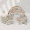 Vintage White Rattan Moons Wall Hanging Wall Art for Nursery Room Decor Wholesale Vietnam Supplier