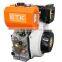 Air-cooled diesel engines, single cylinder diesel engine, direct injection diesel engine 186FA