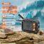 Outdoor emergency disaster prevention radio, hand cranked power generation, solar power bank, compact, portable, multifunctional mobile power supply
