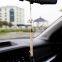 Crystal Car Pendant Personality Crystal Lotus Pendant Ladies Car Interior Decoration