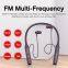 New neck hanging earphone sports surround noise cancelling sweatproof waterproof wireless earbuds headphones