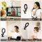 New 6inch Selfi Ring Lamp Desktop Arm Stand Live Makeup Computer Ring Light Multicolor Led Selfie Light