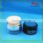 Loose powder jar with sponge applicator and mirror