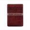 GENUINE LEATHER DELUXE FRONT MAGNETIC POCKET WALLET