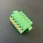 Plug-in wiring plug 2EDGKDM-5.08mm pitch PCB copper flame-retardant terminal green connector 2P-24P