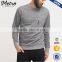 2016 latest design grey lightweight cotton chest pocket mens sweatshirt