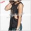 Customized Plain Round Neck Women Tank Top Loose Fit Gym T-shirt Sleeveless Fitness Yoga Wear