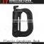 POM Material plastic carabiner clasp,plastic hook for bungee cord