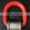 D-ring with high strength alloy steel D-ring