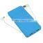 Promotional Gift Dual USB Power Bank 12000mah Portable Power Bank Built In USB Cable Mobile Power Bank