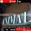 adhesive plastic or shop sign letter