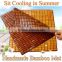 high quality handmade bamboo cooling chair mat for summer