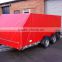 blue heavy duty smooth large sizepvc truck/trailer fabric cover /wagon cover