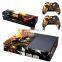 OEM design replace console PVC waterproof skin sticker for Microsoft Xbox one