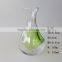 Clear transparent leadfree customized size wine decanter in stocks with ice bucket luxury model