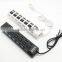 High Speed 4 Port USB 2.0 Multi HUB Splitter Expansion Desktop PC Laptop Adapter