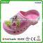 Girls Cute Cartoon print kids eva clog pink garden shoes high heel shoes for children