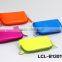 LCL -B1301186 raw cut bi color pvc semi pu cluth envelope cosmetic bag doument holder mini pad pouch