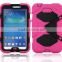 Hot selling military heavy duty kickstand case hard armor PC+Silicone rubber hybrid Case for Samsung Galaxy Tab 3 7 P3200