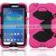 Hot selling military heavy duty kickstand case hard armor PC+Silicone rubber hybrid Case for Samsung Galaxy Tab 3 7 P3200