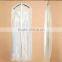 OEM wedding dress packaging zipper pvc garment bag