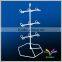 China manufacturer sturdy flooring detachable wire retail rotating display rack