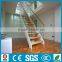 modern indoor portable glass wood stairs