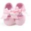2016 HOT Summer Baby Girls Kids bowknot Prewalker Shoes Princess Toddler Soft Soled Anti-slip Sandals