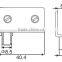 Small size glass clamps stainless steel, glass cabinet door lock