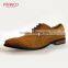 Tan suede leather lace-up mens dress shoes