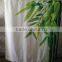 Latest shower curtain designs curved rod bamboo curtain printed
