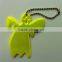 ghost shape reflecting keychain