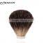 Pure black badger shaving brush knots