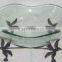 Glass compote fruit bowl cmcg017