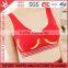 wholesale sports bra for ladies latest design black red color W114