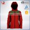 Red color women spring breathable softshell jacket china branded clothes