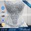 Dress Fashion Crystal Beaded Wedding Dress for Fat Women