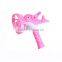 hot sale plastic cartoon dolphin hand fans toy for summer