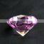 Wholesale Large Optical Glass Etched Facet Natural Pink Diamond For Decoration Gift