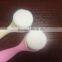 2016 new design long handle high quality beautiful transparent package face cleaning brushes