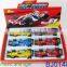12pcs small free wheel die cast model car toy