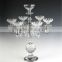 The latest design Crystal base support crystal candle hodler with popular shape