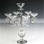 The latest design Crystal base support crystal candle hodler with popular shape