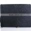 ultra black embossed leather notepad/notebook /bookwork