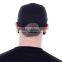 Wholesale Custom Blank 5 Panel Cap with Leather Patch/Cheap Flat Brim 5 Panel Cap